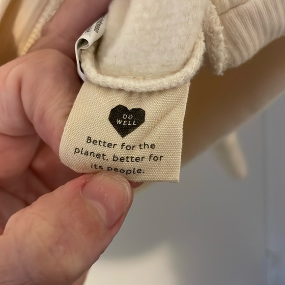 Madewell MWL Cabincore Ribbed Funnelneck Sweatshirt Large - Picture 7 of 7